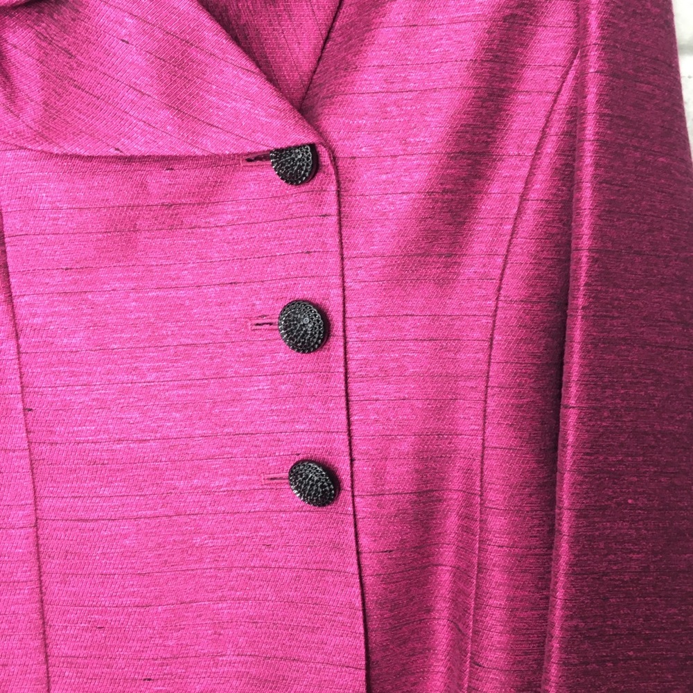 Kasper Blazer Bow Detail on Collar - Picture 3 of 13